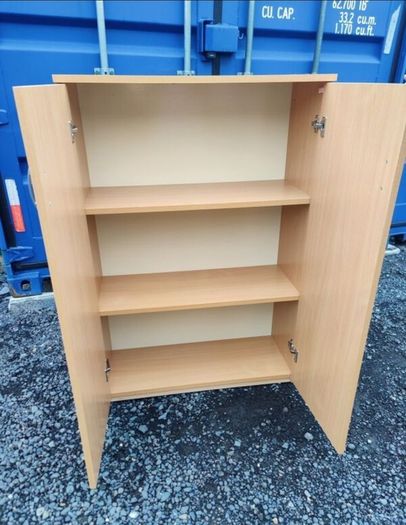 Double Door Office Cabinet Beech  Great Condition
