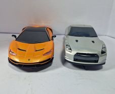 Scalextric Super Cars Twin Pack (slot cars - Lamborghini Nissan )
