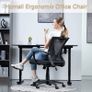 Office Chair Mesh Chair Ergonomic, Computer Chair Adjustable Seat Height with Back Support and Arms, Desk Chair Comfy, Study Chair for Home, Office and Executive Max 125KG (FREE POSTAGE) Image 6