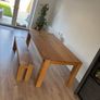 dining table and bench Image 4