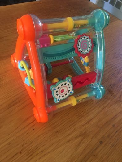 Flip triangle rattle