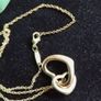Tiffany and Co silver pendant, double Open Heart, Elsa Peretti Image 9