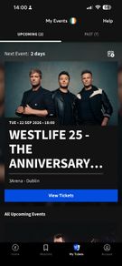 westlife ticket