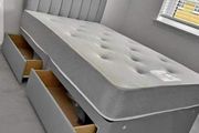 New Double, King And Superking Sizes Divan Beds Instock. Multiple Headboard Designs And Drawers Storage Available