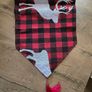 Christmas table runner with Reindeer Image 4