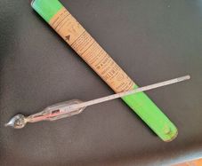 Antique French Hydrometer for Wine Making in original tube MINT