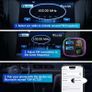 Bluetooth 5.4 FM Transmitter Car Adapter 48W (PD 36W & 12W) [Light Switch] [HiFi Bass Sound] [Fast Charging] Wireless Radio Music Adapter LED Display Hands-Free Calling Support USB Drive Image 7