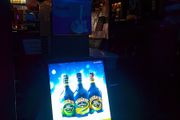 Baileys Led wall mounted aluminium framed poster
