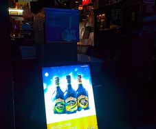 Baileys Led wall mounted aluminium framed poster