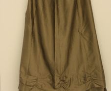 Golden Indian silk skirt