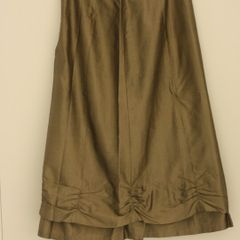 Golden Indian silk skirt