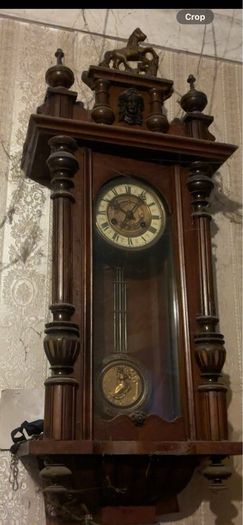 Antique German Vienna Regulator wall clock