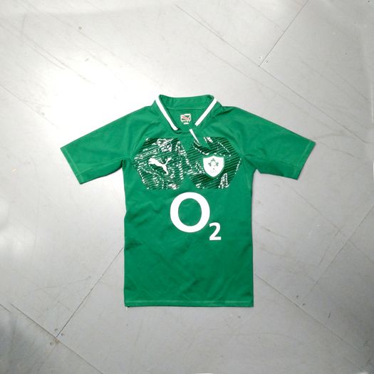 Ireland (L) Player Issue Rugby Jersey Shirt IRFU Eire Irish Puma Green St Patricks Day Paddys Day Test Large Vintage Retro