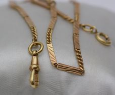 Vintage Gold Watch pendent Chain