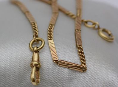 Vintage Gold Watch pendent Chain