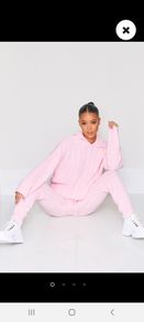 PLT pink cable knit Co ord set
