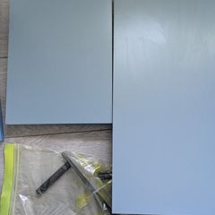 floating shelves plus 2 book ends