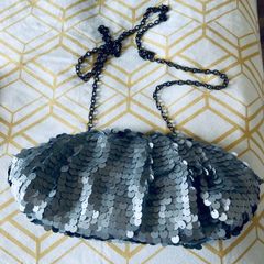 Parfois sequin party clutch