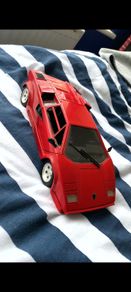Red ferrari 348 1989 model car