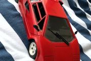 Red ferrari 348 1989 model car