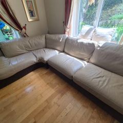 Large L Natuzzi Modern Sofa