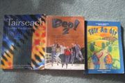 Vintage 90's Irish/French/English Secondary School Books as listed. 8Euro EACH