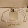 Sterling Silver Solid Dog Tag and Chain Image 8