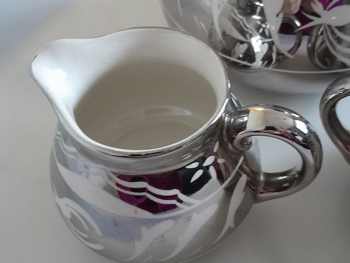 Teapot Set 1950s Lustre Ware