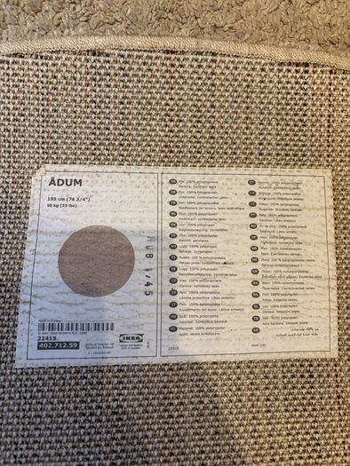 Ikea rug