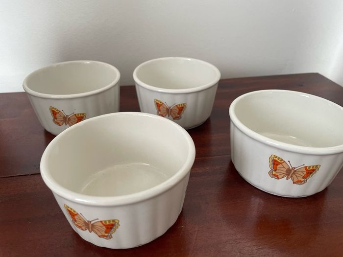 Vintage Aynsley Cottage Garden Set of 4 Ramekin Dishes
