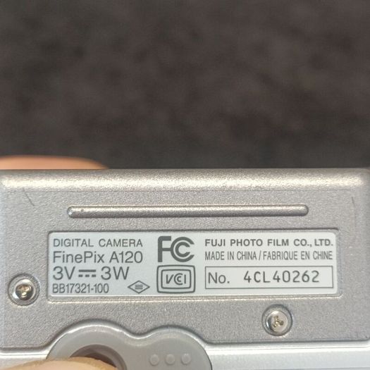 Fujifilm FinePix A120 3.1MP Digital Camera Silver Grey