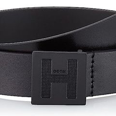 HUGO women's leather belt Karlie 3 cm, 50480611 black (L/95) & ( XL / 100 )