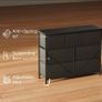 Chest of Drawers for Bedroom with 7 Drawers, Fabric Storage Drawer, Tall Black Hallway Storage Unit Image 4
