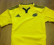 Munster Rugby Adidas Jersey Yellow Mens Size L -Very Rare
