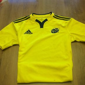 Munster Rugby Adidas Jersey Yellow Mens Size L -Very Rare