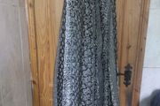 Monsoon silk black and white maxi dress (free post)
