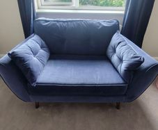 French Connection Zinc Cuddler Sofa