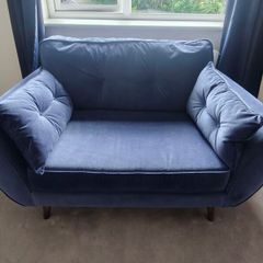 French Connection Zinc Cuddler Sofa