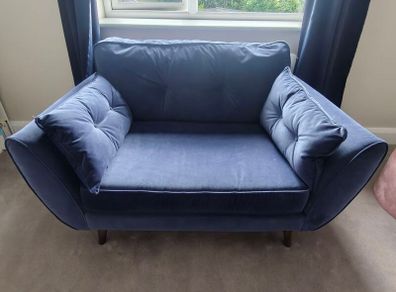 French Connection Zinc Cuddler Sofa