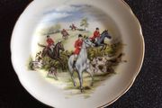 Vintage Royal Stuart Fine Bone China Side Plate Hunting Scene
