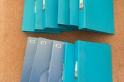 Used blue folders x 11
