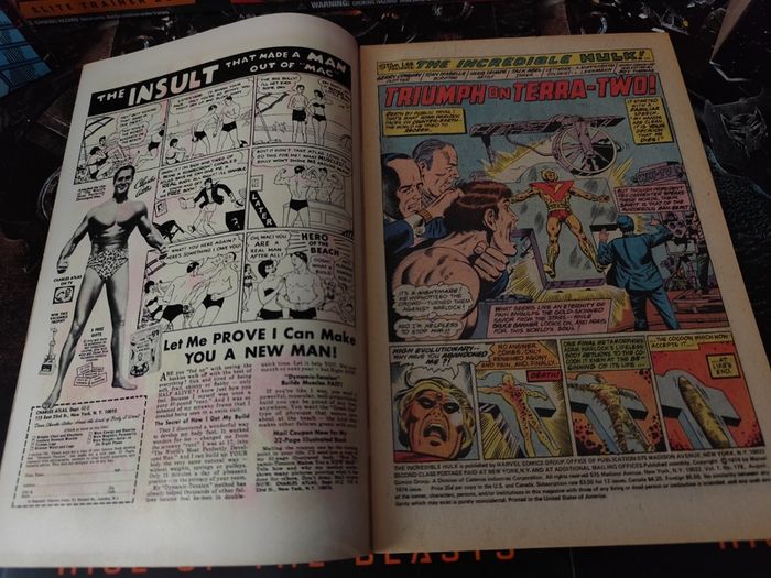 Incredible Hulk ! Issue #178 ! Warlock Born again ! Resurrection Cover ! Bronze Age Comic from 1974 ! by Marvel !