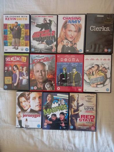 Kevin Smith Dvd Collection Bundle  Clerks Mallrats Dogma Jay And Silent Bob Etc