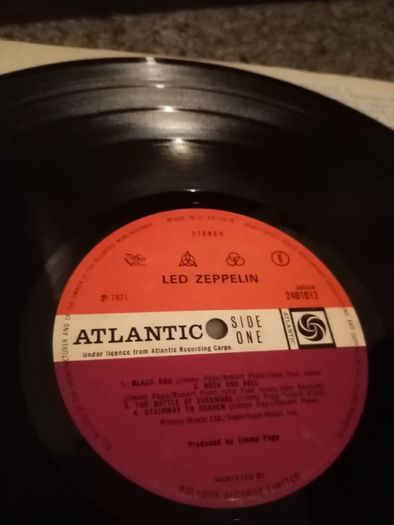 Led Zeppelin IV original LP 1971 made in England RARE