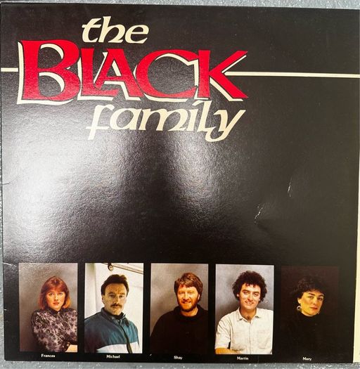 The Black Family vinyl record in nm condition with inner lyrics sheet