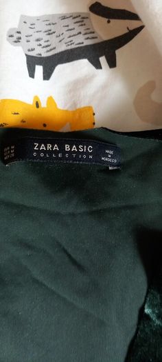 Green Velvet knee length dress M