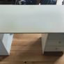 white desk 120x50 MUST GO by 22nd MAY Image 2