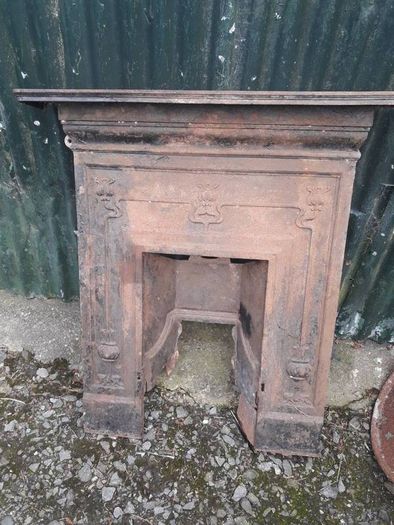 old style fire place