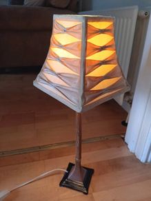 Lewis Table Lamp with Pleated Shade