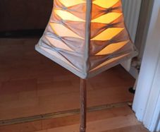 Lewis Table Lamp with Pleated Shade